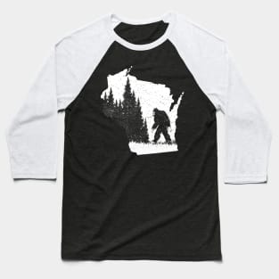 Wisconsin Bigfoot Baseball T-Shirt